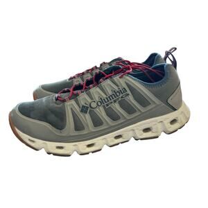 Columbia PFG Megavent II Boat Shoes 12 Gray Techlite Blood N Guts YM2471-033